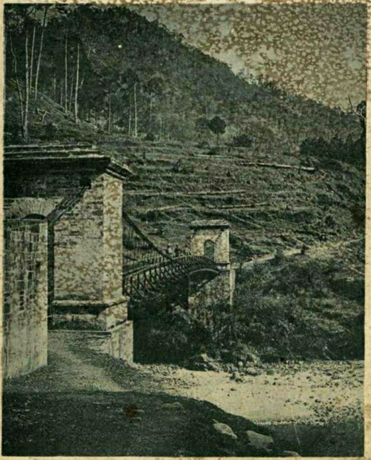 Bridge over Pindar river below Gwaldam