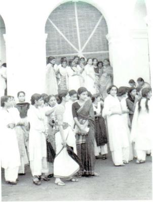 Student Elections at Miranda House 1954 55