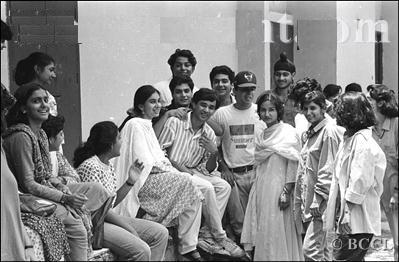 Delhi university in New Delhi on July 18 1994.