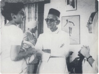 Indira Sir Shri Ram and Kamlendu Mati Shah at LSR