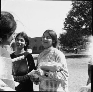 tudents at Lady Irwin College in February 1971. The second oldest womens college of Delhi University