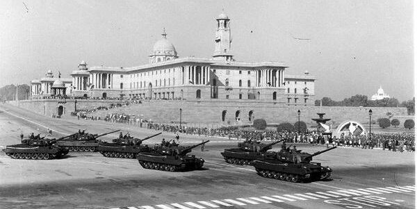 Tanks on display in Republic Day Parade 1973 e1674696736242