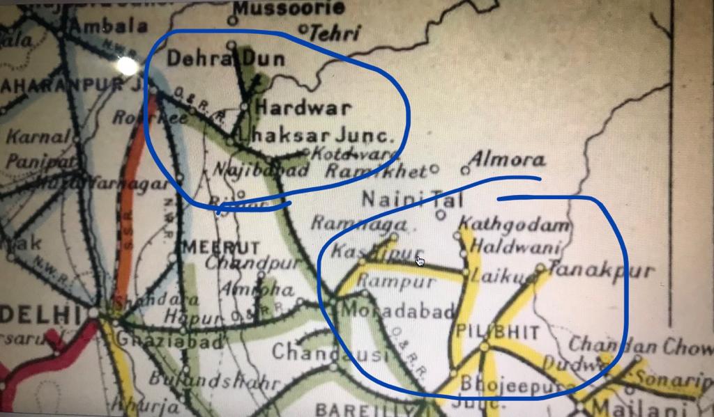Uttarakhand Rail Line 1931